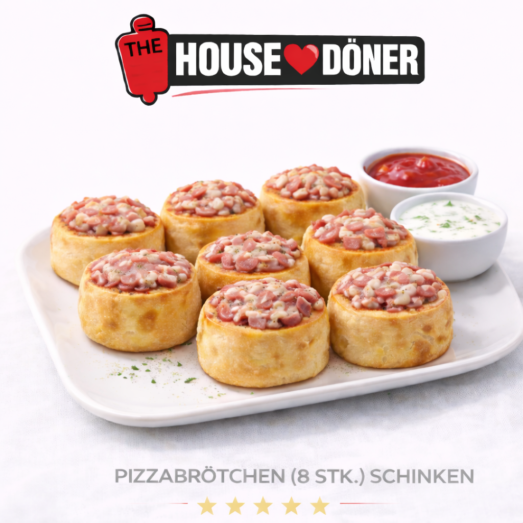 Pizzabrötchen (8 Stk.) mit Schinken