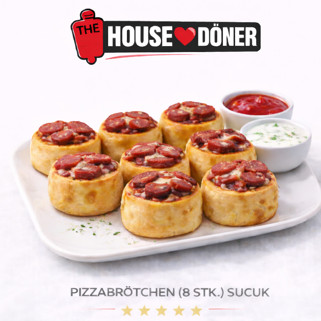 Pizzabrötchen (8 Stk.) mit Sucuk