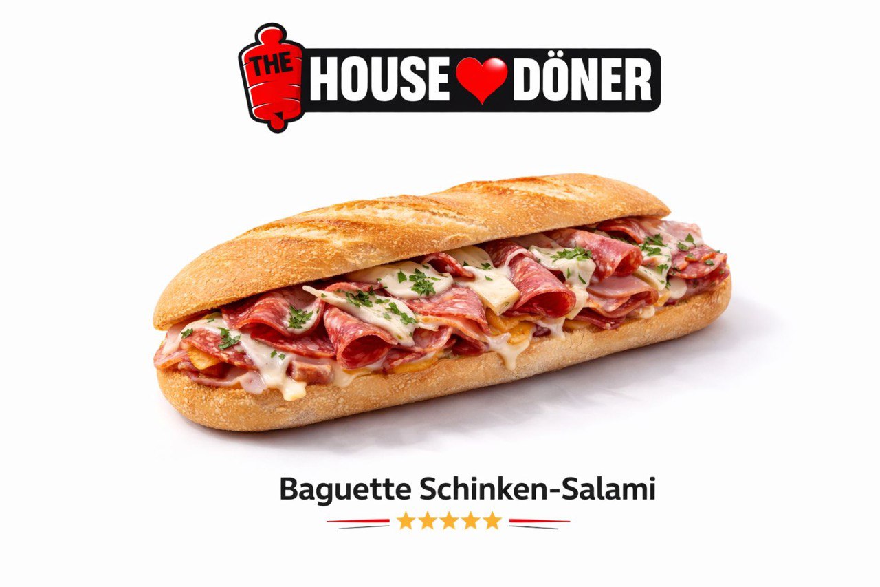 Baguette Schinken-Salami
