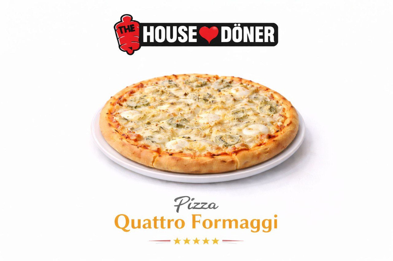 Pizza Quattro Formaggi (4 Käsesorten)