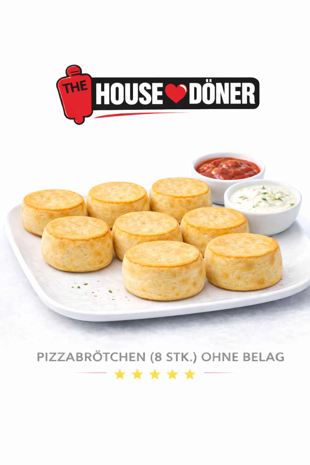 Pizzabrötchen (8 Stk.) ohne Belag