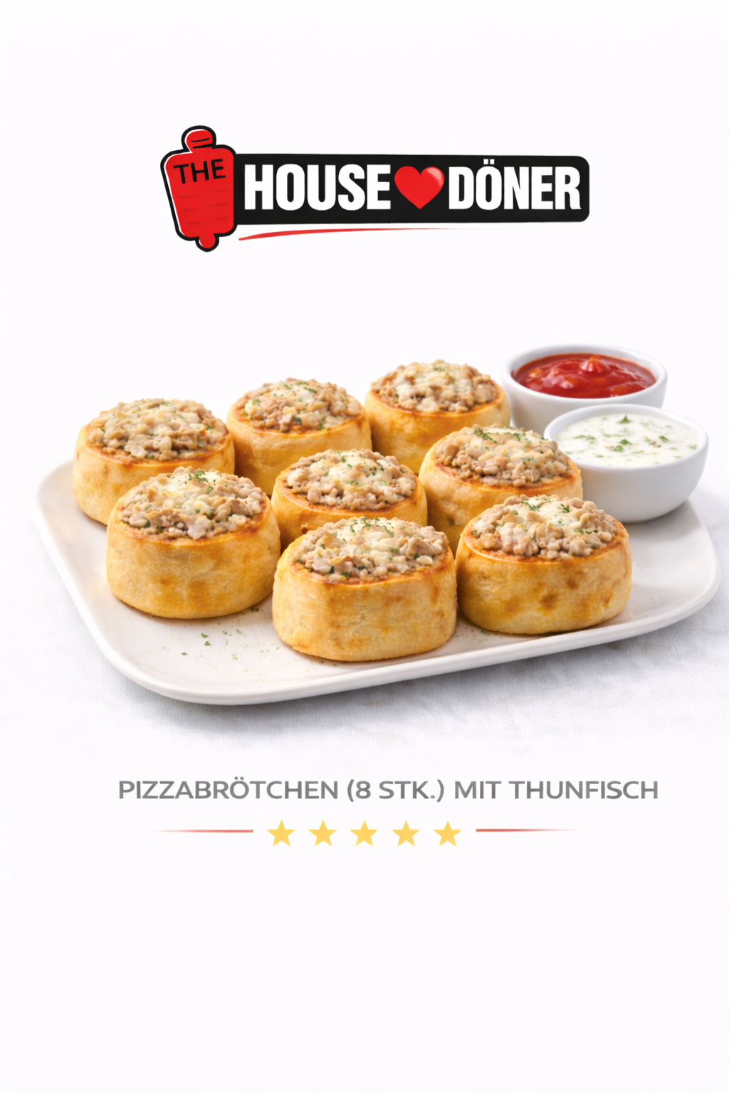 Pizzabrötchen (8 Stk.) mit Thunfisch